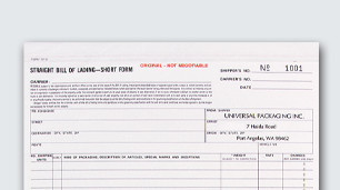 Multipurpose & bill of lading form design & printing