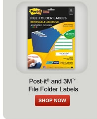 Post-it and #M File Folder Labels - Shop Now