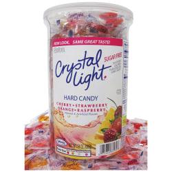 Crystal Light Hard Candy, Assorted Fruit, 24 Oz. Tub