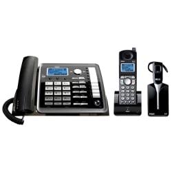 RCA 25270RE3 DECT 6.0 Digital 2-Line Corded/Cordless Expandable Phone Set With Digital Answering System And Wireless Headset
