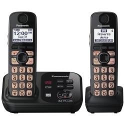 Panasonic KX-TG4732B Cordless Phone - 1.90 GHz - DECT 6.0 - Black