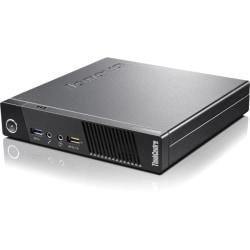 Lenovo ThinkCentre M73 10AYS01100 Desktop Computer - Intel Core i3 i3-4130 3.40 GHz - Tiny - Business Black