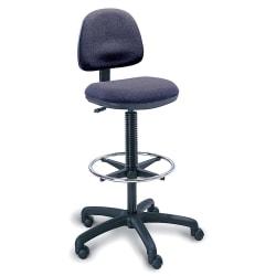 Safco (R) Precision Extended-Height Fabric Chair, 42-54in.H x 25in.W x 25in.D, Black Frame, Dark Gray Fabric Safco (R) Precision Extended-Height Fabric Chair, 42-54in.H x 25in.W x 25in.D, Black Frame, Dark Gray Fabric