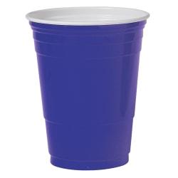 UPC 041165068122 product image for Solo(R) Plastic Party Cups, 16 Oz., Blue, Box Of 50 | upcitemdb.com