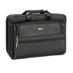 UPC 030918941140 product image for SOLO(R) Classic 15.6in. Leather Portfolio, Black | upcitemdb.com