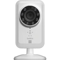 Belkin(R) NetCam Wi-Fi(R) Camera With Night Vision, 3.75in. x 5.2in. x 7.1in, White