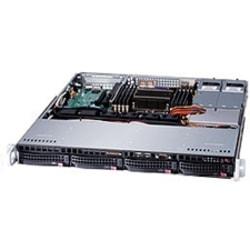 Supermicro SuperServer 5017R-MTRF Barebone System - 1U Rack-mountable - Intel C602 Chipset - Socket R LGA-2011 - 1 x Processor Support - Black