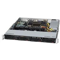 Supermicro SuperServer 5017R-MTF Barebone System - 1U Rack-mountable - Intel C602 Chipset - Socket R LGA-2011 - 1 x Processor Support - Black