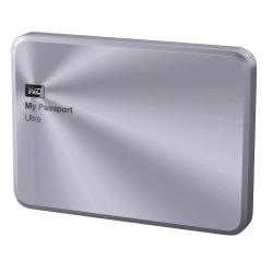 WD My Passport(R) Ultra Metal Edition 1TB External USB 3.0 Hard Drive, Silver