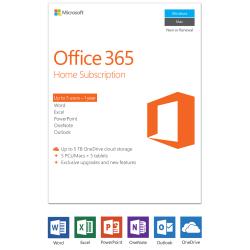 Microsoft(R) Office 365(TM) Home, English Version, 1-Year Subscription, Product Key