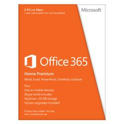 Microsoft(R) Office 365(TM) Home, Spanish Version, 1-Year Subscription, Product Key