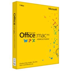 Microsoft(R) Office For Mac, Home And Student 2011, English Version, Product Key