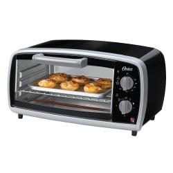 Oster (R) Toaster Oven, Black\/Silver