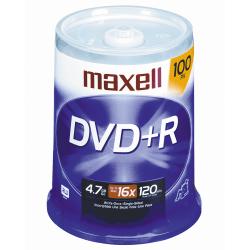 Office Depot - Maxell DVD+R Recordable Media Spindle 100 Pack - $19.99