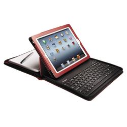 Kensington (R) KeyFolio Executive Bluetooth (R) Keyboard/Organizer, Black/Red