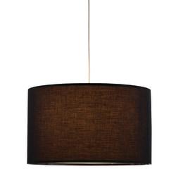 Adesso Timpani Pendant Ceiling Lamp, 12in.H, Black