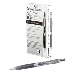 UPC 884851001764 product image for Pentel(R) Vicuna Retractable Ballpoint Pen, Fine Point, 0.7 mm, Black Barrel, Bl | upcitemdb.com