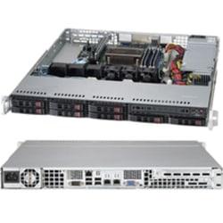 Supermicro SuperServer 1018D-73MTF Barebone System - 1U Rack-mountable - Intel C222 Express Chipset - Socket H3 LGA-1150 - 1 x Processor Support - Black