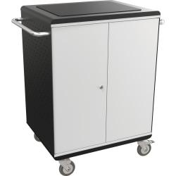 Balt La Cart Tablet Security And Charging Cart, 36 3/4in.H x 31 3/4in.W x 20 1/8in.D, Charcoal