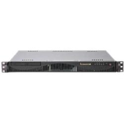 Supermicro SuperServer 5016I-MRHF Barebone System - 1U Rack-mountable - Intel 3420 Chipset - Socket H LGA-1156 - 1 x Processor Support - Black