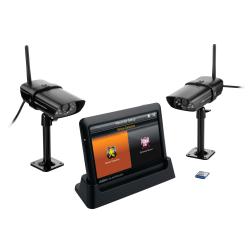Uniden G755 Guardian Digital Video Surveillance System With 2 Indoor/Outdoor Cameras And 7in. Touch Screen LCD Monitor