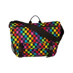UPC 688955251311 product image for Yak Pak Uptown Poly Vinyl Messenger Bag, 5in. x 13in. x 12in., Multi Check | upcitemdb.com