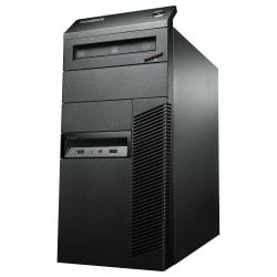 Lenovo ThinkCentre M93p 10A7000EUS Desktop Computer - Intel Core i7 i7-4770 3.40 GHz - Mini-tower - Business Black