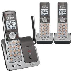AT&amp;T CL81301 Cordless Phone - DECT - Silver, Black
