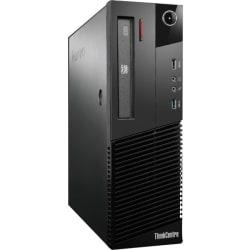 Lenovo ThinkCentre M83 10AM000LUS Desktop Computer - Intel Core i7 i7-4770 3.40 GHz - Small Form Factor - Business Black