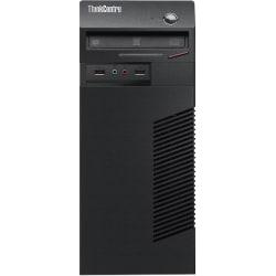 Lenovo ThinkCentre M73 10B00007US Desktop Computer - Intel Pentium G3220 3 GHz - Mini-tower - Business Black