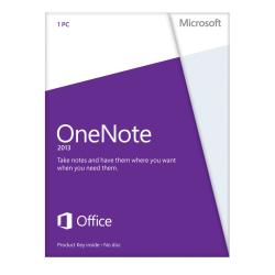 Microsoft(R) Office OneNote(R) 2013, English Version, Product Key