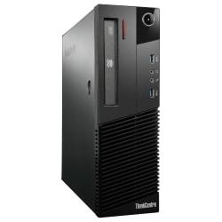 Lenovo ThinkCentre M83 10AM000CUS Desktop Computer - Intel Core i3 i3-4130 3.40 GHz - Small Form Factor - Business Black