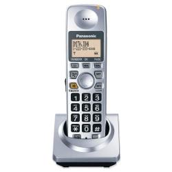 Panasonic KX-TGA101S Additional DECT 6.0 Digital Cordless Handset For TG1032S And TG1033S Phone Systems, Silver
