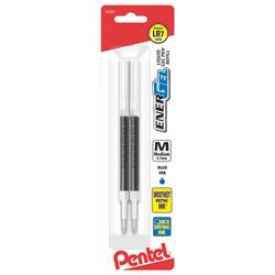 EnerGel (TM) Pen Refills, Medium Point, 0.7 mm, Blue Ink, Pack Of 2