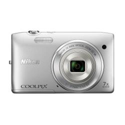 Nikon(R) Coolpix(R) S3500 20.1-Megapixel Digital Camera, Silver