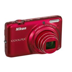 Nikon(R) Coolpix(R) S6500 16.0-Megapixel Digital Camera, Red