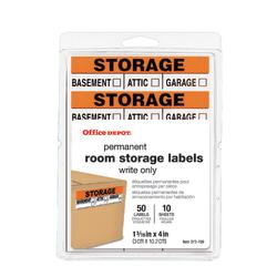 UPC 735854926670 product image for Office Depot(R) Brand Permanent Room Storage Labels, 3/16in. x 4in., Neon Orange | upcitemdb.com