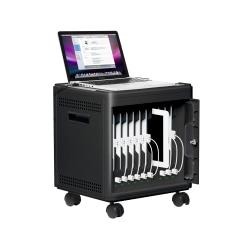 iLuv MultiCharger X 10-Bay iPad (R) Station, 17.91in. x 15.94in. x 18.11in., Black