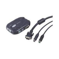 UPC 722868459447 product image for Belkin 2-Port KVM Switch Bundled With Cables | upcitemdb.com