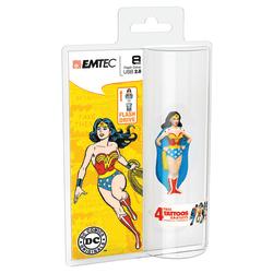 UPC 846143002538 product image for Emtec Superhero USB 2.0 Flash Drive, WonderWoman, 8GB | upcitemdb.com