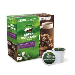 UPC 099555017526 product image for Green Mountain Mocha Nut Fudge K-Cups(R), 4 Oz, Pack Of 18 | upcitemdb.com