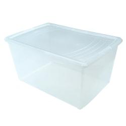 UPC 762016176253 product image for Office Depot(R) Brand Plastic Storage Box, 64 Quarts, Clear | upcitemdb.com