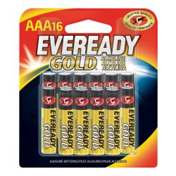 UPC 039800022103 product image for Eveready(R) AAA Alkaline Batteries, Pack Of 16 | upcitemdb.com