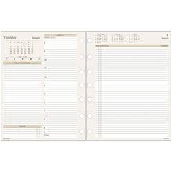 UPC 089138044346 product image for Day Runner(R) PRO(R) 60% Recycled Planning Pages, 5 1/2in. x 8 1/2in., 2 Pages P | upcitemdb.com