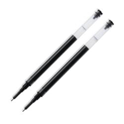 Pilot (R) Rollerball Pen Refills, Fits Dr. Grip Gel, G-2, LTD Executive Q7 Pens, Needle Point, 0.7 mm, Black, Pack Of 2