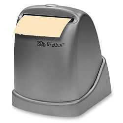 Office Depot : Zip Notes(TM) Executive Battery Operated Notes Dispenser, Silver : Office Supplies > Self-Stick Notes & Flags > Self-Stick Notes & Dispensers > Self-Stick Notes & Dispensers