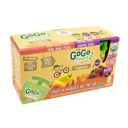 Materne gogo squeez fast Fruit squeezable pouches, Apple, mango, pineapple, banana 16.8oz (890000001929)