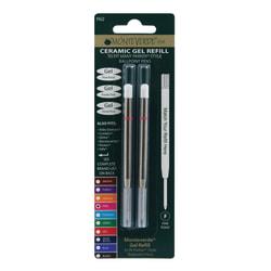 Monteverde (R) Parker (R) Style Capless Ceramic Gel Refills, Fine Point, 0.5 mm, Pink, Pack Of 2