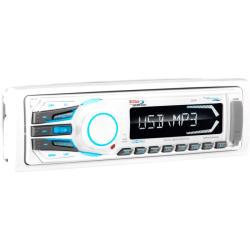 BOSS AUDIO MR1306UA Marine Single-DIN MECH-LESS Multimedia Player (no CD or DVD) , Receiver, Detachable Front Panel, Wireless Remote