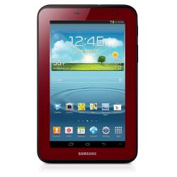 Samsung Galaxy Tab (R) 2 Wi-Fi Tablet And Case Bundle, 7in. Screen, 8GB, Garnet Red